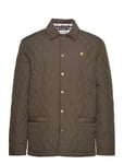 Quilted Jacket *Villkorat Erbjudande Overshirts Jackets Khakigrön Lyle & Scott