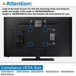 TV WALL MOUNT BRACKET TILT FLAT LED LCD OLED QLED FOR 60 65 70 40 TO 70 INCH