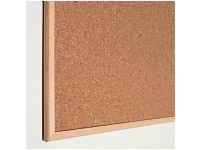 Esselte - Oppslagstavle - veggmonterbar - 900 x 595 mm - kork - dobbeltsidet - naturlig brunfarge