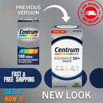 Centrum Advance 50+ Multivitamin & Mineral Tablets, 24 essential nutrients inclu
