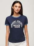 Superdry Athletic Essentials Graphic Ringer T-Shirt
