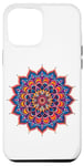 Coque pour iPhone 13 Pro Max Mandala Joli Mandala Coloré Méditer Yoga Cristaux Joie