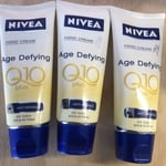 NIVEA Q10 Plus Age Defying Anti Wrinkle Hand Cream 100ml Q10 & Uv Filters X3