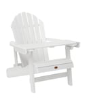 Highwood AD-LAPT1-WHE Adirondack Table de Ordinateur Portable/Lecture Bois Synthétique (vendu sans la chaise) - Blanc