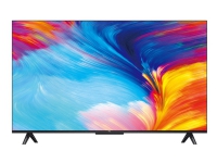 TCL 55P635 - 55 Diagonalklasse (54.6 synlig) - P635 Series LED-bakgrunnsbelyst LCD TV - Smart TV - Google TV - 4K UHD (2160p) 3840 x 2160 - HDR - børstet mørk metall