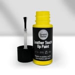 YELLOW Leather Touch Up Paint 15ml for scratches on bags shoes furniture cars