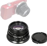 Fotasy 35mm f1.7 Lens for Sony E-Mount Camera, 35mm 1.7 Multi Coated Manual E-mount Lens fits Sony NEX-5R NEX6 NEX7 a3100 a5100 a6000 a6100 a63000 a6400 a6500 a6600