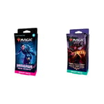 Magic The Gathering Kamigawa: Neon Dynasty 3-Booster Draft Pack & Streets of New Capenna 3-Booster Draft Pack, Multicolor, D02140000