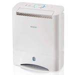 EcoAir DD3 Simple | Rotary Dial Control | 10 L/Day | 3.5L Water Tank | Anti Bacteria Silver Filter | Laundry Mode | Light Weight 8.5Kg | Mould Damp Condensation Control | Desiccant Dehumidifier
