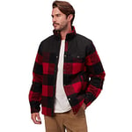 Fjallraven Men's Canada Wool Padded Jacket M Sweatshirt, Red, M UK