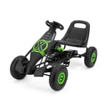Xootz Viper Racing Go Kart, Kids Ride On Pedal Car with Gear Stick and Handbrake , Black