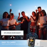 MP3 Music Player BT5.0 Touch Screen MP3 Player Portable HIFI Alarm Clock UK