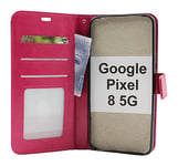 Crazy Horse Wallet Google Pixel 8 5G (Hotpink)