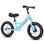 TYSYA Children Bicycle Sliding Toddler 12 Inches Baby Toys Balance Bike Kids 2-5 Years Old Playing Outdoor Bicycle Exercise,Blue