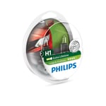 PHILIPS Bilpære H1 ECOVISION (LONGLIFE) - 2-PACK