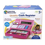 Pretend & Play Calculator Cash Register Pink Cash Register