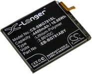 Kompatibelt med Samsung Galaxy S20 FE 5G, 3.86V, 4400 mAh