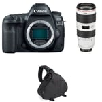 Canon EOS 5D Mark IV + EF 70-200mm f/2.8L IS III USM + Sac | Garantie 2 ans