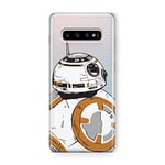 ERT GROUP Coque de téléphone Portable pour Samsung S10 Plus Original et sous Licence Officielle Star Wars Motif BB 8 009 Parfaitement adapté à la Forme du téléphone Portable, partiel imprimé