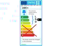 Dedra Slim 10W Vägglampa Med Smd Led Rörelsedetektor, Ip44