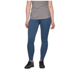 Black Diamond Session Tights Dam XL Blå - Långa tights för komfortabel löpning och träning