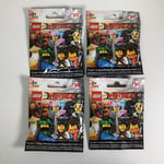 Lego The Ninjago Movie minifigs x4 sealed random mystery blind packs bags 71019