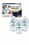Tommee Tippee Advanced Anti-Colic Closer to Nature Bottles - 3 Bottles