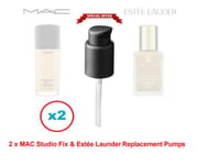 2 X Foundation Pump for Estee Lauder Double Wear and M.A.C Make up