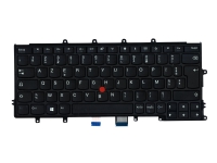 Lite-On - Erstatningstastatur for bærbar PC - med Trackpoint - AZERTY - Fransk - FRU - for ThinkPad A275 20KC, 20KD X270 20HM, 20HN, 20K5, 20K6