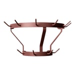 Massproductions - Marcel Coat Rack - Wall Mounted, Wine Red - Klädhängare - Chris Martin - Röd