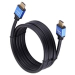 Câble Standard HDMI Type A 3m pour Playstation 5, XBOX Series X / Series S, Nintendo Switch Cable HDMI 2.0 Cordon