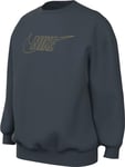 Nike Club Sweatshirt Deep Jungle/Metallic Gold 170