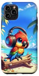 iPhone 11 Pro Kawaii Parrot Headphones: The Parrot's Rhythm Case