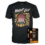 Funko Boxed Tee: Naruto - 8 Gates Guy - Large - (L) - T-Shirt - Clothes - Gift Idea - Short Sleeve Top for Adults Unisex Men and Women - Official Merchandise Fans