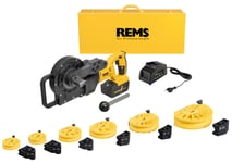 REMS 580062 R220 Bockmaskin 12-28 mm, med batteri och laddare
