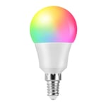 WiFi Smart Light Bulb,E14 6W LED Light Bulb Color Changing Dimmable 2700K-6500K,Compatible with Alexa and Google Home Assistant,No Hub Required