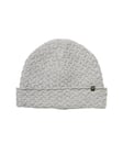 Chevalier Shandy Cable Knit Wool Beanie Light Grey Melange One Size