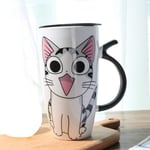DUKAILIN Espresso Cups Ceramic Large Capacity Coffee Cup with Lid Animal Mug Drink Coffee Pot Tea Cup Milk Cup|Mug