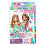 Make It Real – Fashion Design Sketchbook: Blooming Creativity. Inspirational Fashion Design Coloring Book for Girls. Includes Sketchbook, Stencils, Puffy Stickers, Foil Stickers, and Design Guide