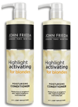 2X John Frieda Highlight Activating For Blondes Moisturising Conditioner 500ml