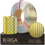 Filament PLA Silk (PLA-MisGld-175-1R-RO) 1kg Magic Gold-Silver