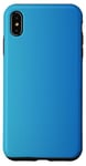Coque pour iPhone XS Max Échantillon de couleur dégradé élégant minimaliste mignon bleu océan ciel