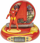 Marvel Avengers Iron Man Projektorklokke Med Lyd