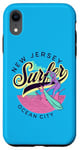 iPhone XR New Jersey Surfer Ocean City Surfing Girl NJ Beach Vacation Case
