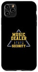 Coque pour iPhone 11 Pro Max Funny Music Dealer Security Un producteur de musique et des ingénieurs du son