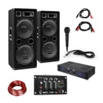 SPL700EQ kit amplificateur avec 2 enceintes et table de mixage micro