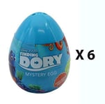 Disney Pixar Finding Dory Mini Figure Mystery Eggs - Party Favour Bag Pack Of 6