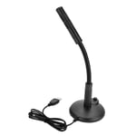 USB Computer Microphone, Wired Microphone Desk Computer Microphone Plug and Play Home Studio Microphone for Desktop, Laptop,Notebook, Recording, Podcasting, Gaming, Online Chatting, Black