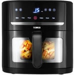 Tower Vortx Eco Saver Air Fryer with Vizion Viewing Window 1500W 6L Black T17117