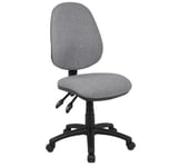 IDEAL 365 Office Fabric Operator Chairs 2 lever PCB (Charcoal, No Arms)